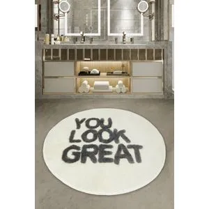 Great - White Multicolor Acrylic Bathmat