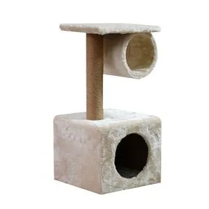 Grebalica za mačke sa tunelom 30x30x62 cm