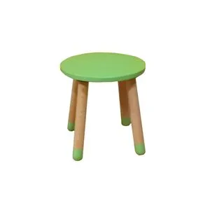 Green Chair Green Kid's Stool