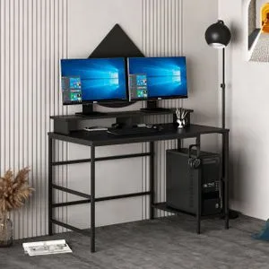 Greta - Dore, White Black Study Desk