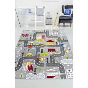 Gri Trafik - Grey Grey Carpet (200 x 290)