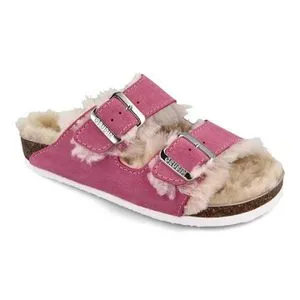 Grubin Arizona Ž Papuča-Krzno Koža Roze  33580