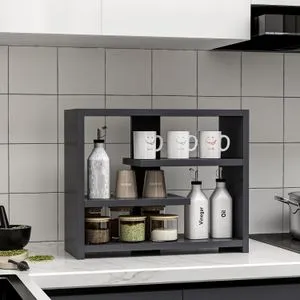 Gupse - Antracitna Zidna Polica