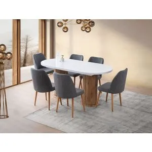 Gusto - 2951 Bela Produživa Trpezarijska Stolica