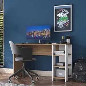 HA108 - 3425 Walnut
White Study Desk