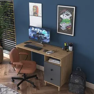 HA109 - 2636 Walnut
Anthracite Study Desk