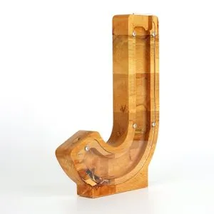 HAKUMJ Brown
White Decorative Penny Bank
