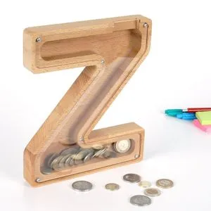 HAKUMZ Brown
White Decorative Penny Bank