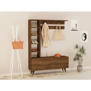 Hale Stalak za Hall od Orahovog Drveta