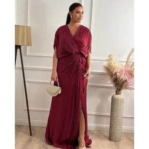 Haljina / Burgundy Elegance - 4