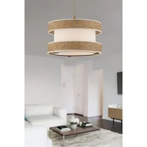 Halo - Bež i Bela Luster