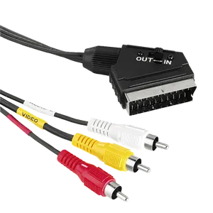 Hama adapter kabl Scart na 3xRCA (činč) m/m 1.5m