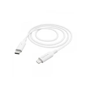 Hama kabl USB-C na Lightning, 1m, beli