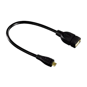 HAMA micro USB OTG kabl, 0.15m (crni) - 78426