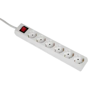 HAMA naponski produžni kabl 6 utičnica 5m (Bela) - 00108833