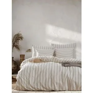 Hamilton - Beige Beige King Quilt Cover Set (FR)