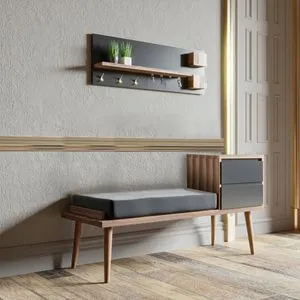 Hamra Walnut
Anthracite
Grey Hall Stand
