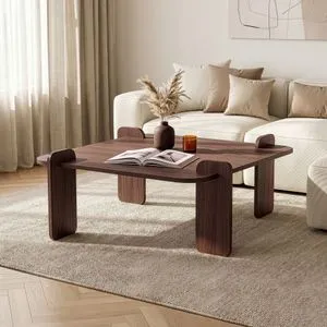 Hanah Home klub sto Marais, 117 cm, orah Milano