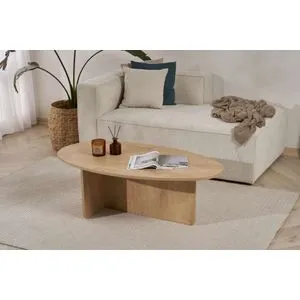 Hanah Home klub sto Orba, 120 cm, hrast