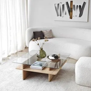 Hanah Home klub sto Saga Square, 90 cm, Sapphire / providni