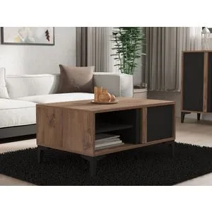 Hanah Home klub sto Sonay Atlantic Anthracite, 90 cm