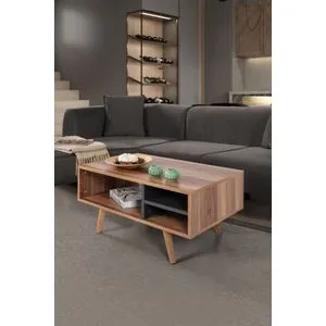 Hanah Home klub sto Venüs 2030, 90 cm, orah / antracit