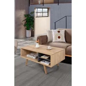 Hanah Home klub sto Venüs 2033, 90 cm, hrast Sapphire / antracit