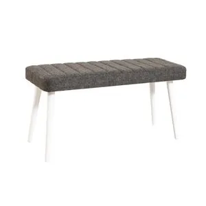Hanah Home klupa Stormi Bench, 100 cm, bela / antracit