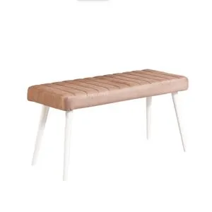 Hanah Home klupa Stormi Bench, 100 cm, bela / kamen