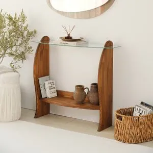 Hanah Home komoda Surf, 106 cm, Chesnut / providna
