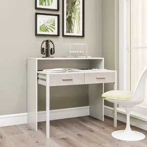 Hanah Home My Desk White Study Desk