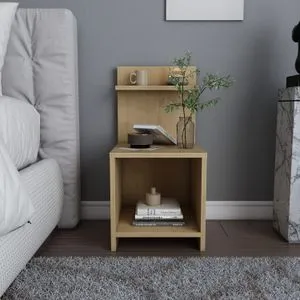 Hanah Home noćni ormarić Ullman, 35,6 cm, hrast