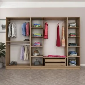 Hanah Home ormar Kale 7540, 270 cm, dore