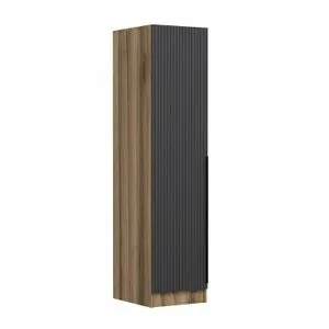 Hanah Home ormar Minar Kale 8670, 45 cm, antracit / dore, sa vratima