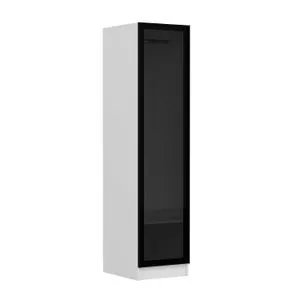 Hanah Home ormar Minar Kale 8717, 45 cm, beli / Fume, sa vratima