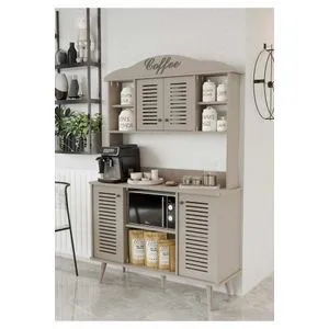 Hanah Home ormar za kafe kutak Avior 120, 120 cm, peščar