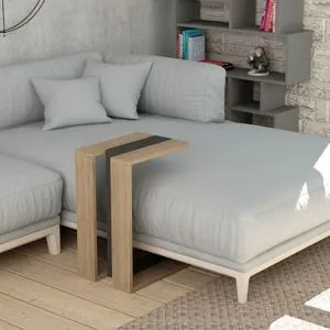 Hanah Home pomoćni sto Muju, 30 cm, hrast / antracit
