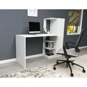 Hanah Home radni sto Yağız, 120 cm, beli
