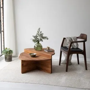 Hanah Home set klub stolova Altopiano, 2 komada, Chestnut