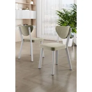 Hanah Home set trpezarijskih stolica Arfe 6 kom, krem / bele