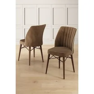 Hanah Home set trpezarijskih stolica Nuna 2 kom, braon