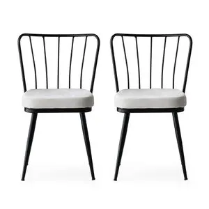Hanah Home set trpezarijskih stolica Yıldız -940 V2 2 kom, crne