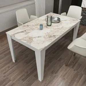 Hanah Home trpezarijski sto Bud, 145 cm, beli