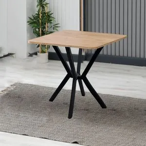 Hanah Home trpezarijski sto Elma 70, 70 cm, orah