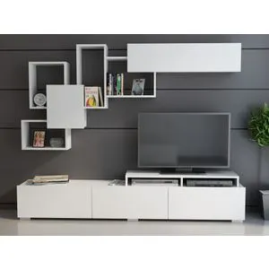 Hanah Home TV komoda Amor, 210 cm, bela