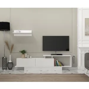 Hanah Home TV komoda Asos, 180 cm, bela