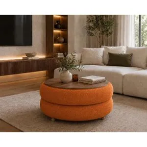 Hanah Home Venüs klub sto Ø 70 cm, narandžasta