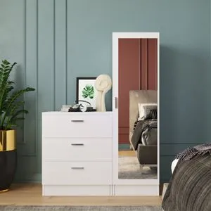 Hanah Home višenamenski ormarić Cc6-W, bela