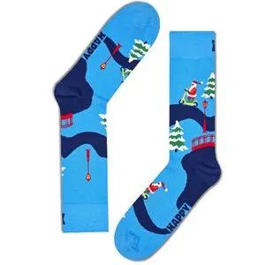Happy Socks Happy Socks Unisex  Santa On The Way To Work Sock Unisex