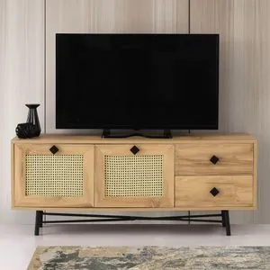 Hapsiyas 140 Oak
Black TV Stand